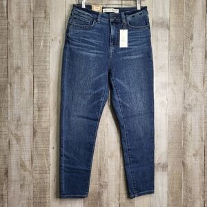 Denver Hayes High Rise Skinny Crop Blue Women's Jeans. Size 10